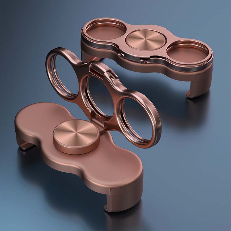 🦾2 in 1 magnetic folding metal phone clip holder🎡✨