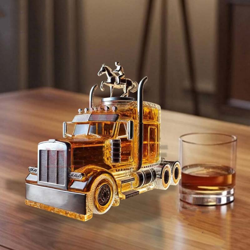 Truck Whiskey Bottle