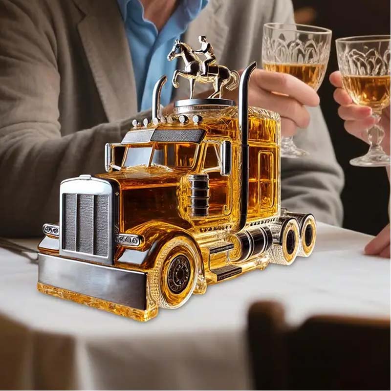 Truck Whiskey Bottle