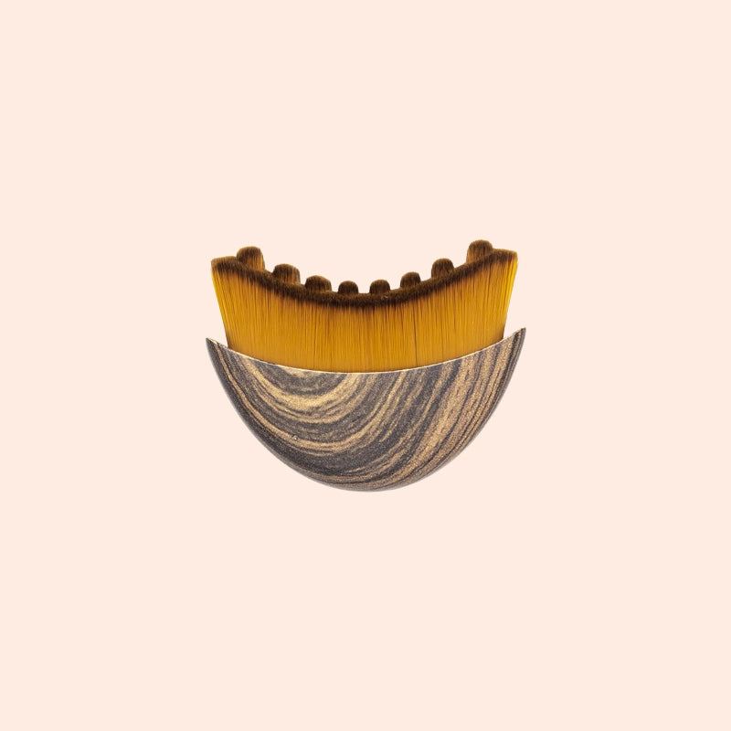 Lymphatic contour brush for the facek