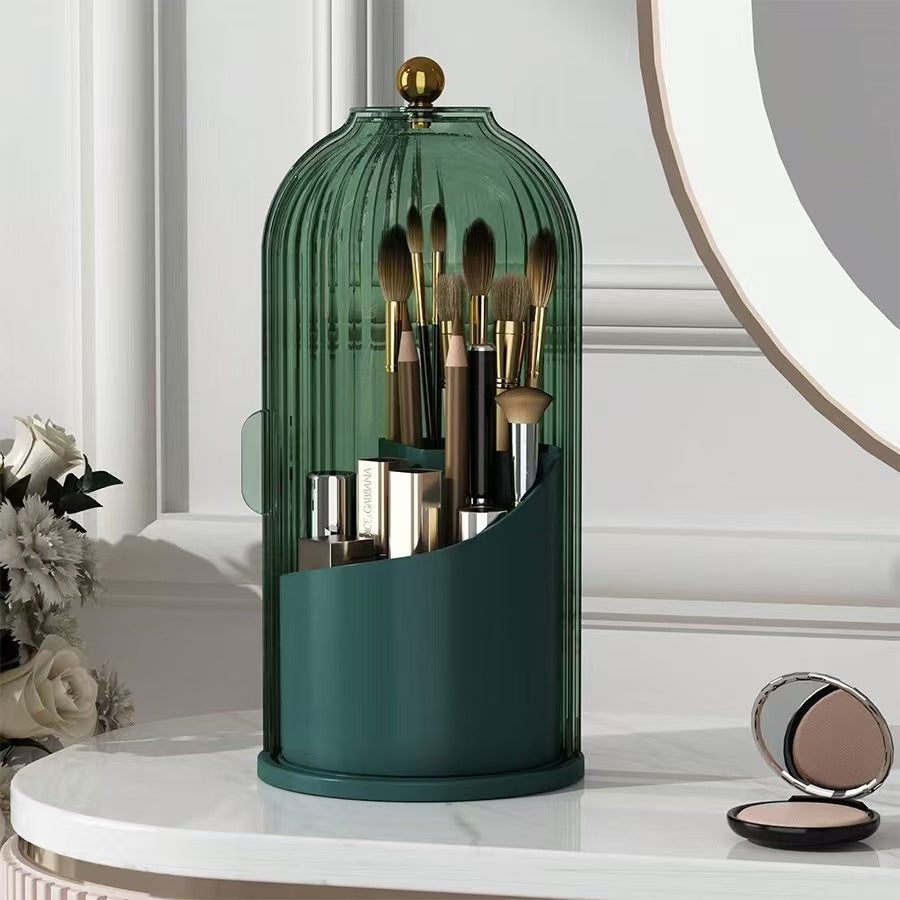 Birdcage Revolving Makeup Organiser – Vintage Elegance for Your Vanity ✨💄
