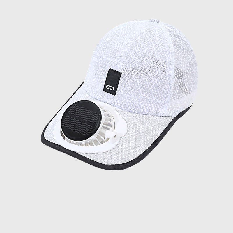 ☀️ Premium Solar Powered Fan Cap — Ultimate Cooling with UPF50+! 🌬️🔥
