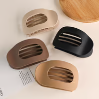 Oval hair grip set