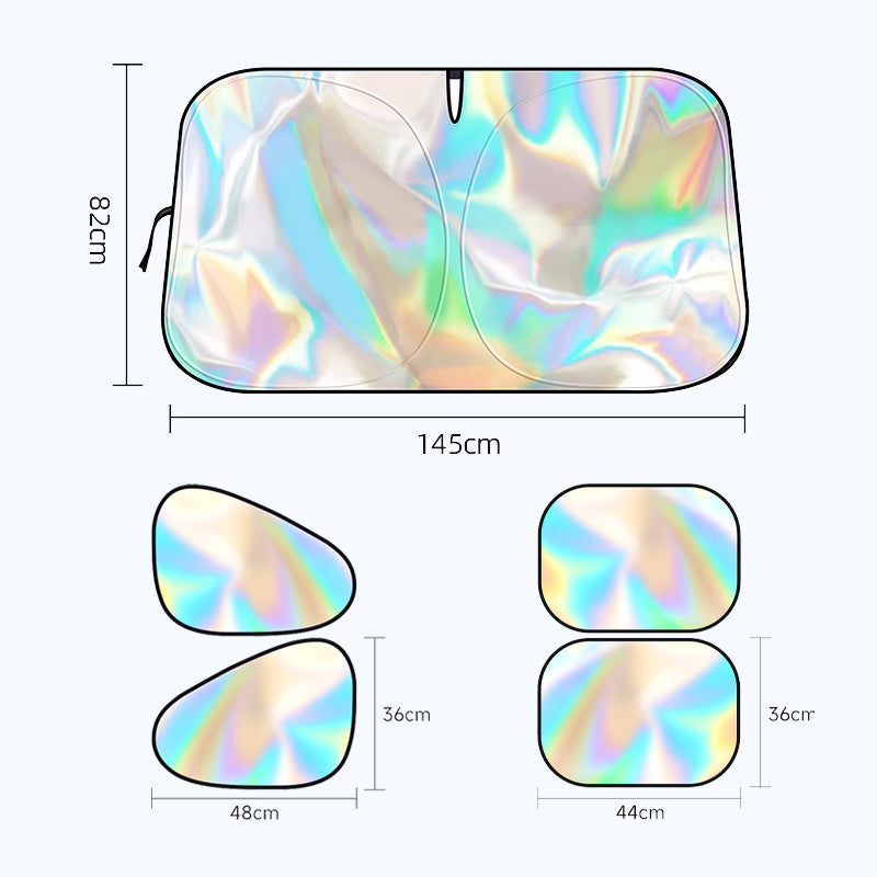 🌞 Summer Hot Sale 50% OFF 🌈Laser Car Windshield Sunshade