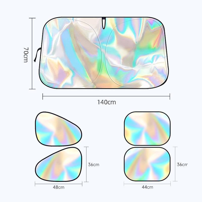 🌞 Summer Hot Sale 50% OFF 🌈Laser Car Windshield Sunshade