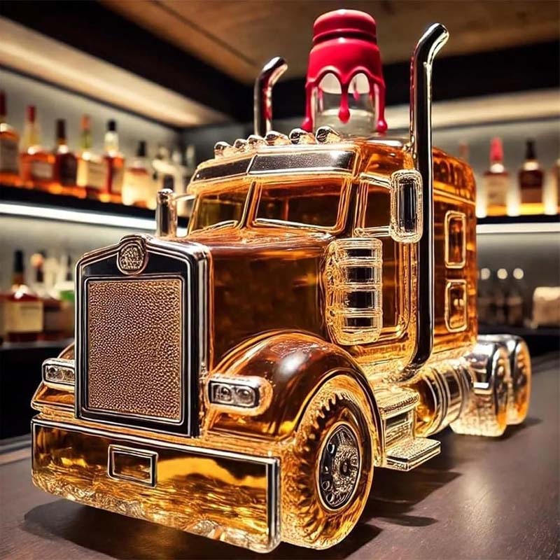 Truck Whiskey Bottle