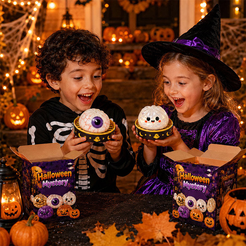 👻 Premium Halloween Squishy Toy — Choose Your Character (No Blind Box)! 👁️