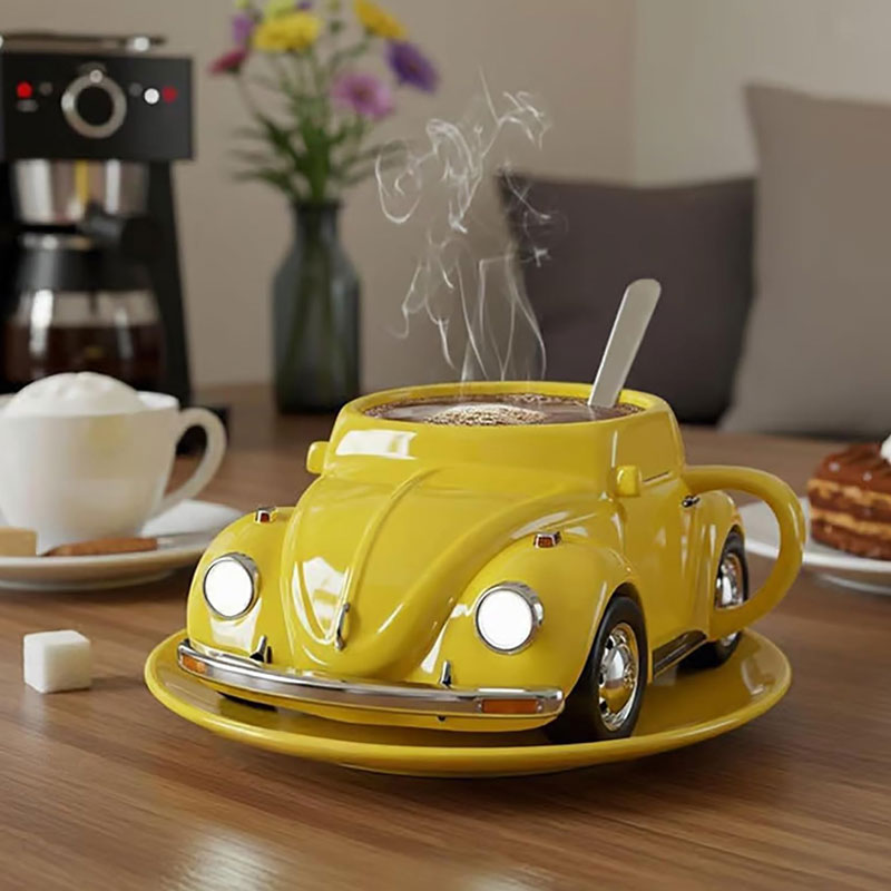 Nostalgic Beetle Coffee Cup