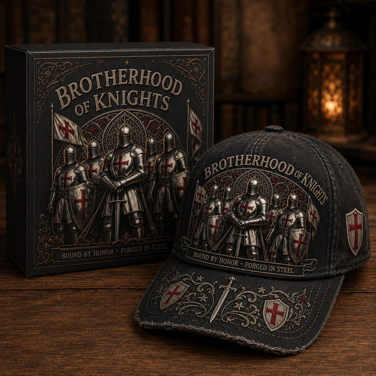 Brotherhood of Knights Cap: Bound by Honour & Loyalty 🛡️