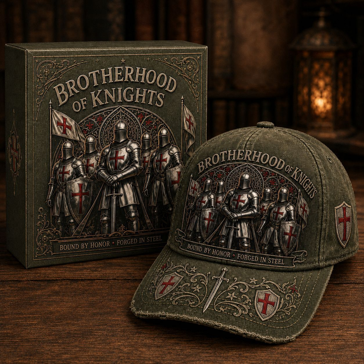 Brotherhood of Knights Cap: Bound by Honour & Loyalty 🛡️
