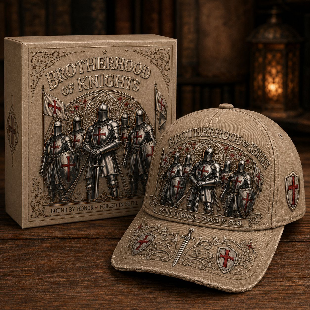 Brotherhood of Knights Cap: Bound by Honour & Loyalty 🛡️