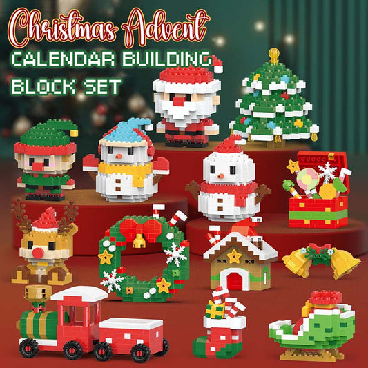 Christmas Advent Calendar Building Block Set