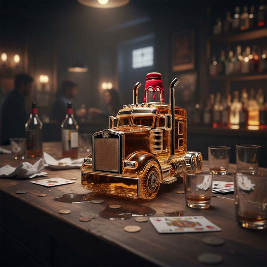 Truck Whiskey Bottle