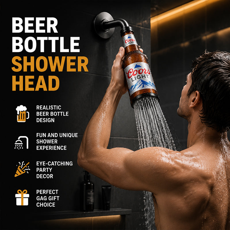 🍺 Beer Bottle Shower Head – The Ultimate Banter Gift for Beer Lovers! 🚿