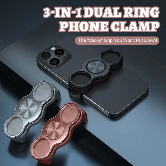 🦾2 in 1 magnetic folding metal phone clip holder🎡✨
