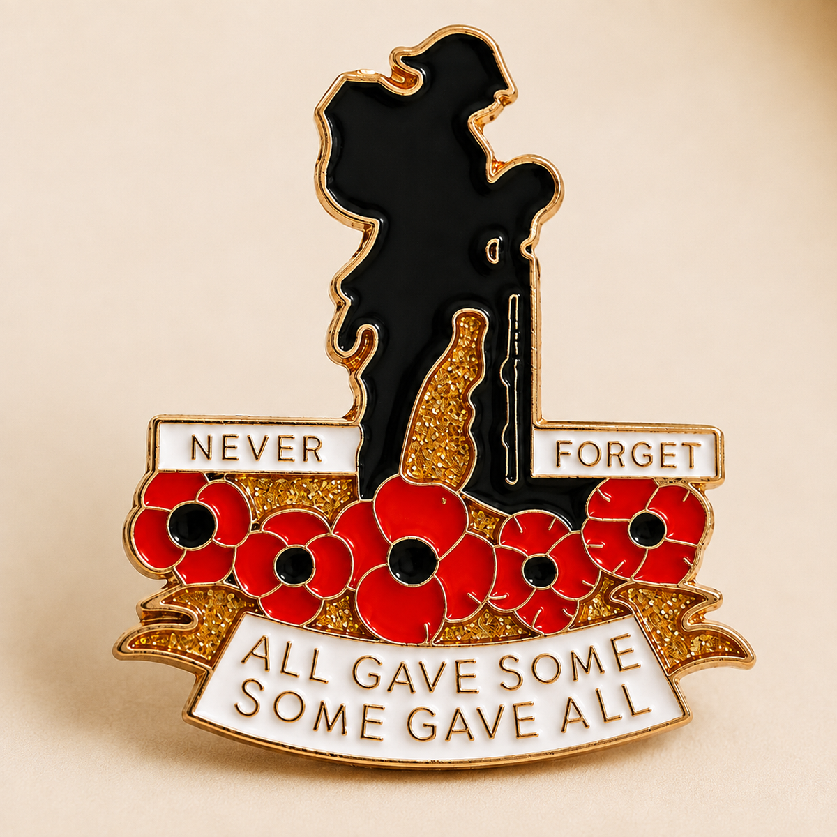 🌹 Honour Their Sacrifice | 111th Anniversary Red Poppy Brooch 🎖️