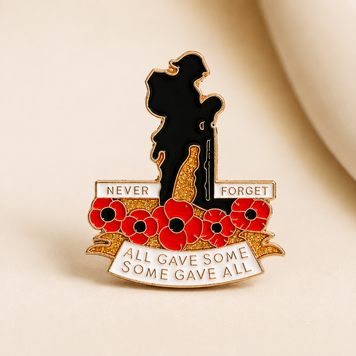 🌹 Honour Their Sacrifice | 111th Anniversary Red Poppy Brooch 🎖️