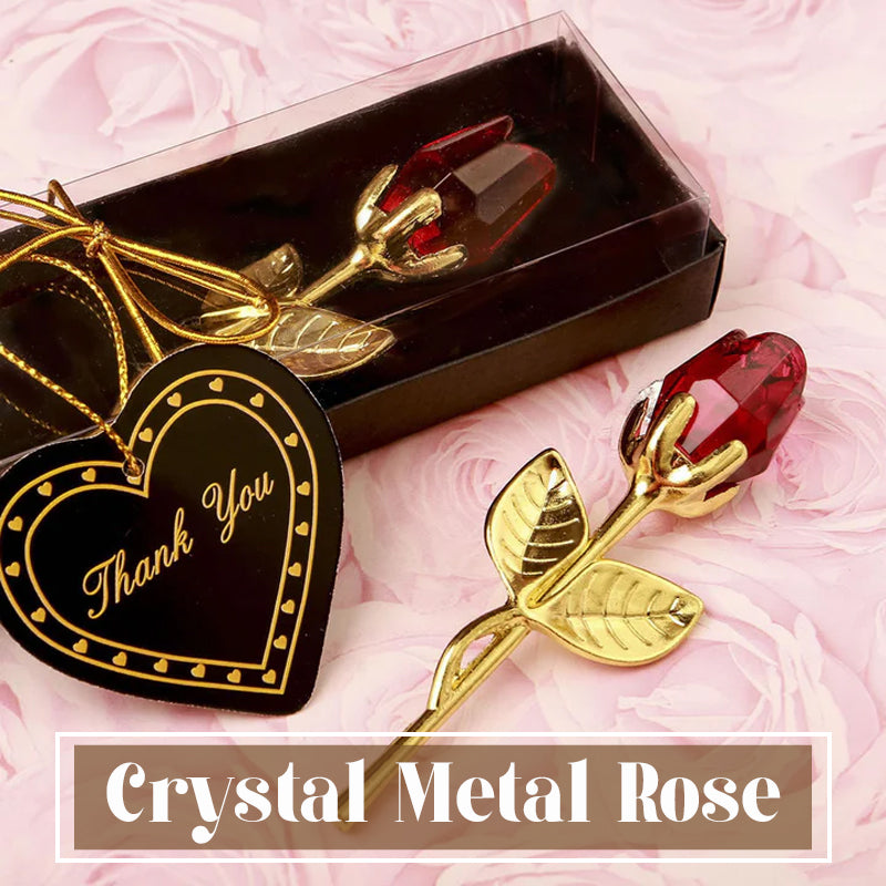Eternal Crystal Metal Rose – The Romantic Gift That Never Fades 🌹✨