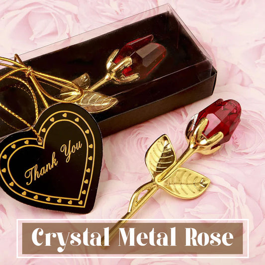 Eternal Crystal Metal Rose – The Romantic Gift That Never Fades 🌹✨