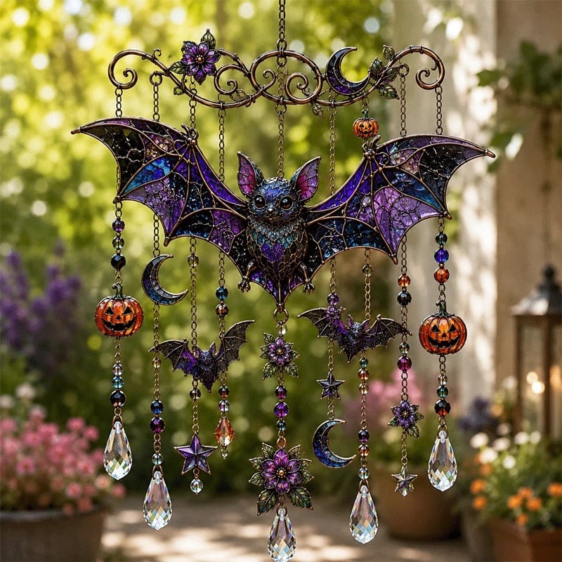 🎃Cast Rainbow Light with Gothic Halloween Wind Chimes! 🎃✨