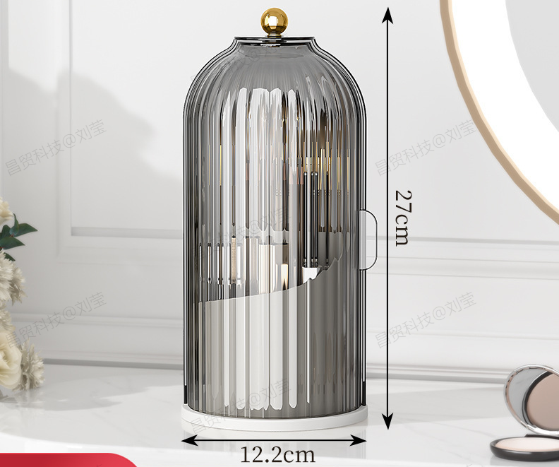 Birdcage Revolving Makeup Organiser – Vintage Elegance for Your Vanity ✨💄