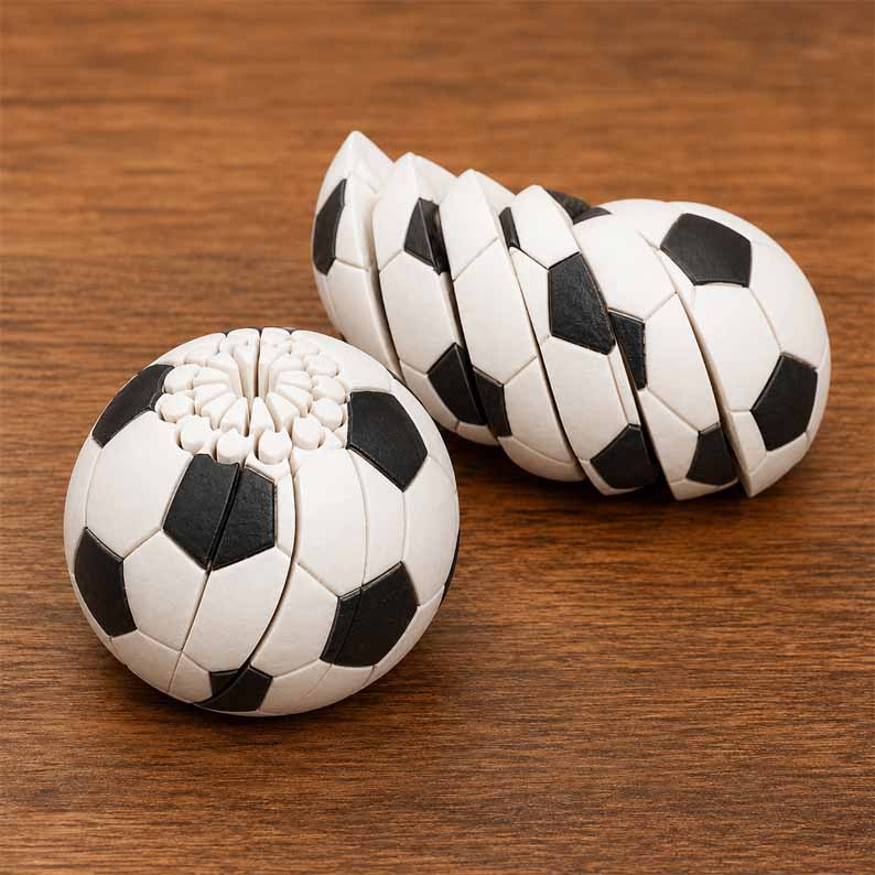 🔥 3D Mechanical Sports Fidget Sphere ✨ Elite Sensory Stress Relief Desk Toy ⚽