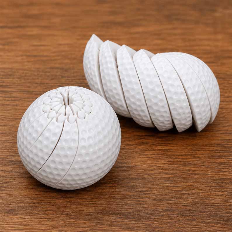 🔥 3D Mechanical Sports Fidget Sphere ✨ Elite Sensory Stress Relief Desk Toy ⚽