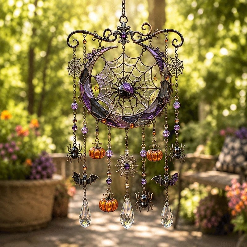 🎃Cast Rainbow Light with Gothic Halloween Wind Chimes! 🎃✨