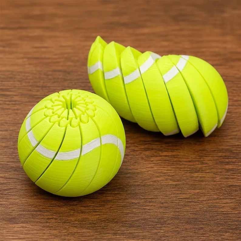🔥 3D Mechanical Sports Fidget Sphere ✨ Elite Sensory Stress Relief Desk Toy ⚽