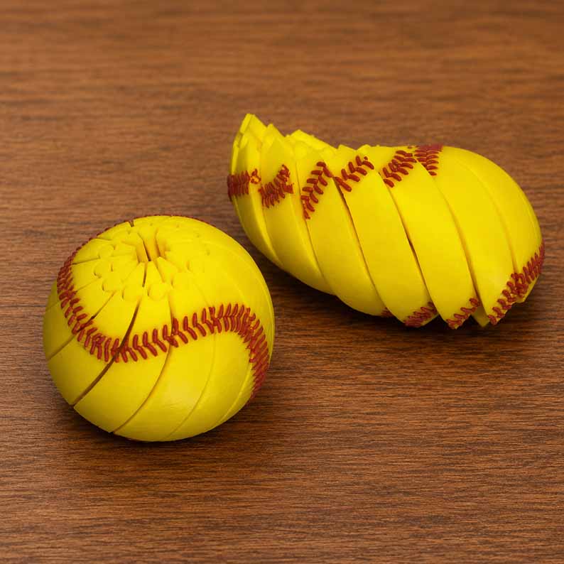 🔥 3D Mechanical Sports Fidget Sphere ✨ Elite Sensory Stress Relief Desk Toy ⚽
