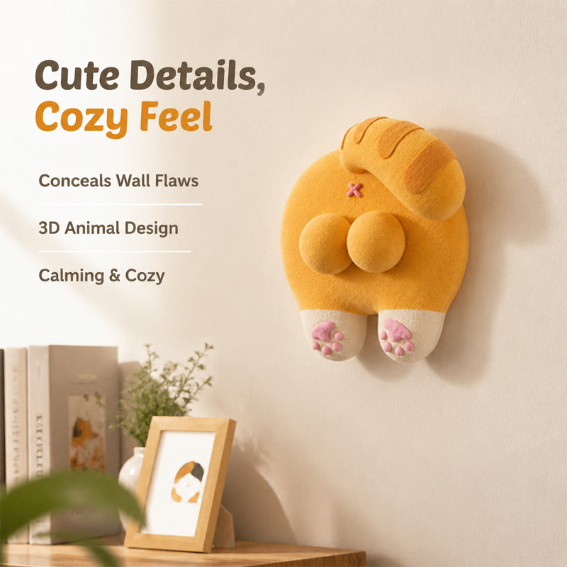 😂 Instant Smile Maker | 3D Cute Cat Butt Switch Cover — The Quirkiest Anti-Stress Home Decor That Sparks Pure Joy!
