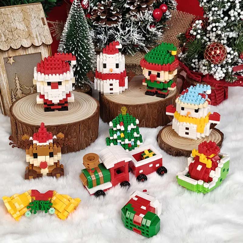 Christmas Advent Calendar Building Block Set