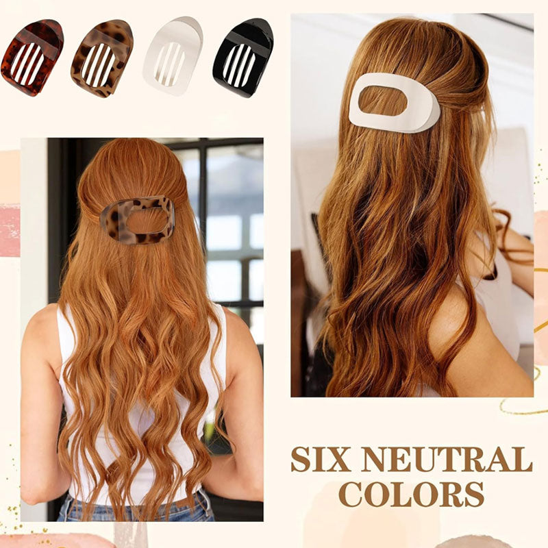 Oval hair grip set