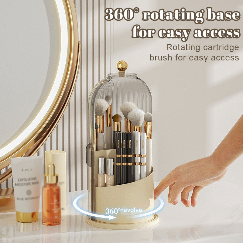 Birdcage Revolving Makeup Organiser – Vintage Elegance for Your Vanity ✨💄
