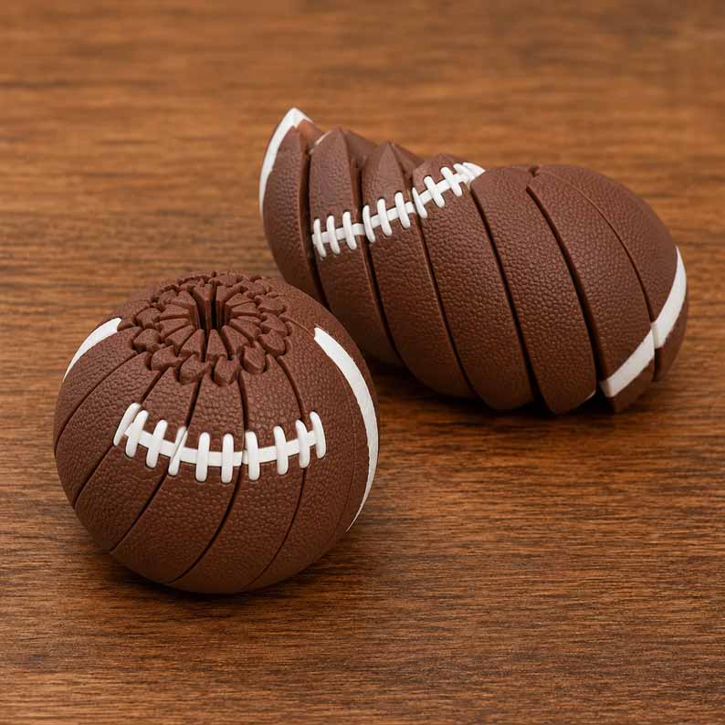 🔥 3D Mechanical Sports Fidget Sphere ✨ Elite Sensory Stress Relief Desk Toy ⚽