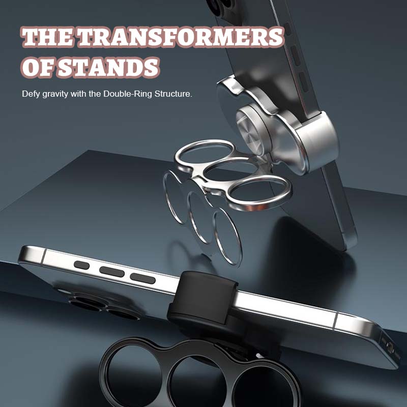 🦾2 in 1 magnetic folding metal phone clip holder🎡✨