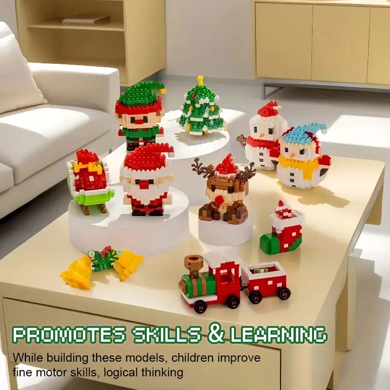Christmas Advent Calendar Building Block Set