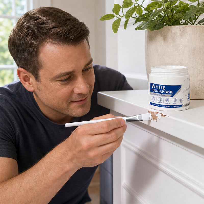 Say Goodbye to Ugly Scratches! Restore Your Home's Flawless White Finish in Seconds 🌟