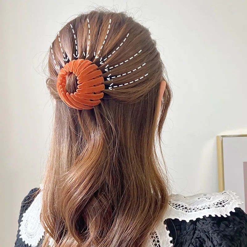 Lazy Hair Bun & Ponytail Clip – Effortless 10-Second Updo Hair Tool 🧸✨