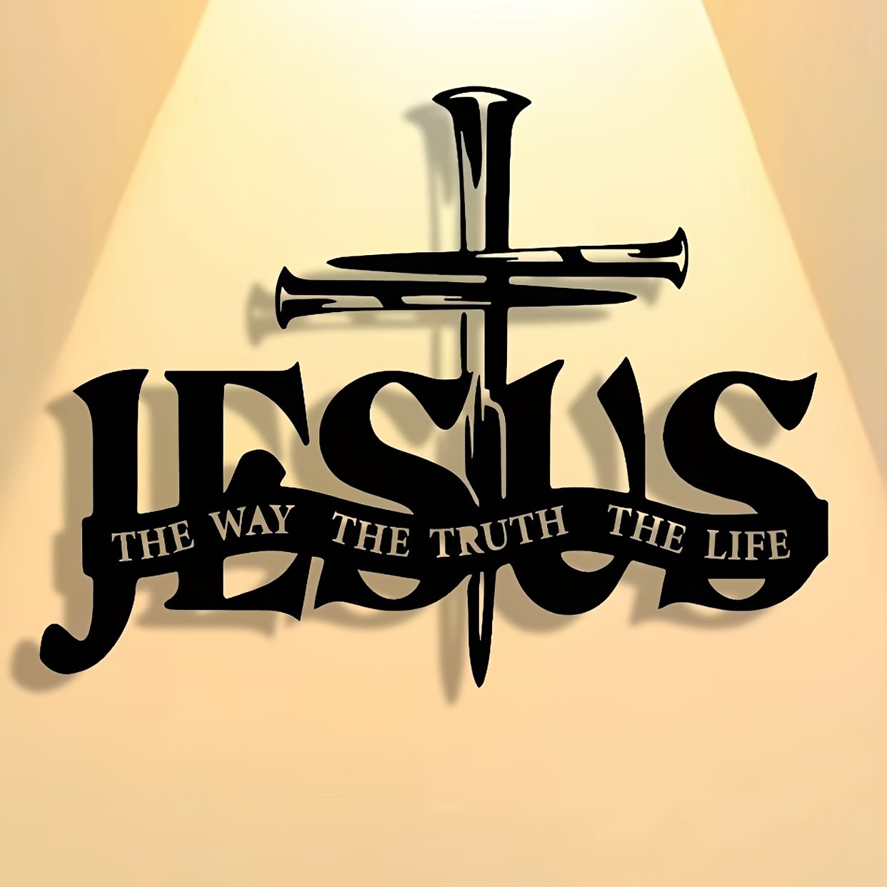 (🎁49% OFF)🔥Jesus & Cross Design Wall Art - ⌛Limited Handmade Series