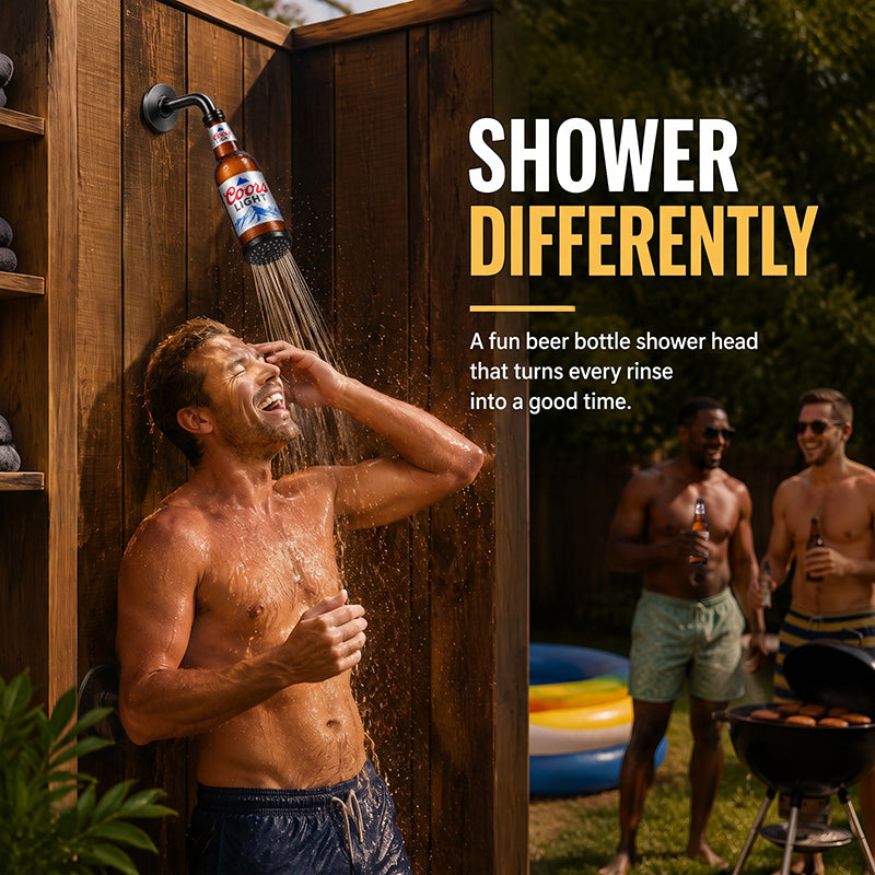 🍺 Beer Bottle Shower Head – The Ultimate Banter Gift for Beer Lovers! 🚿