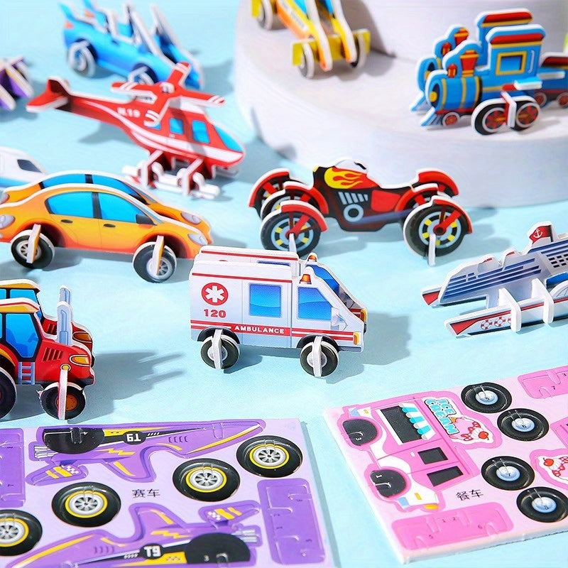 3D Creative Creature Puzzle Collection (Set of 30 Unique Designs) ✨