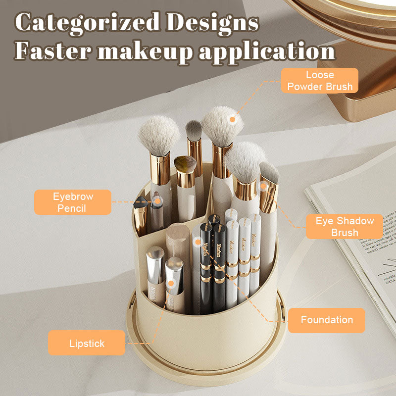 Birdcage Revolving Makeup Organiser – Vintage Elegance for Your Vanity ✨💄