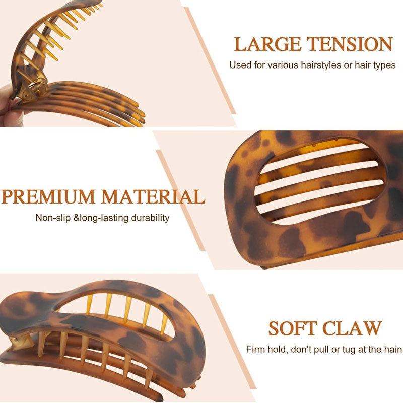 Oval hair grip set