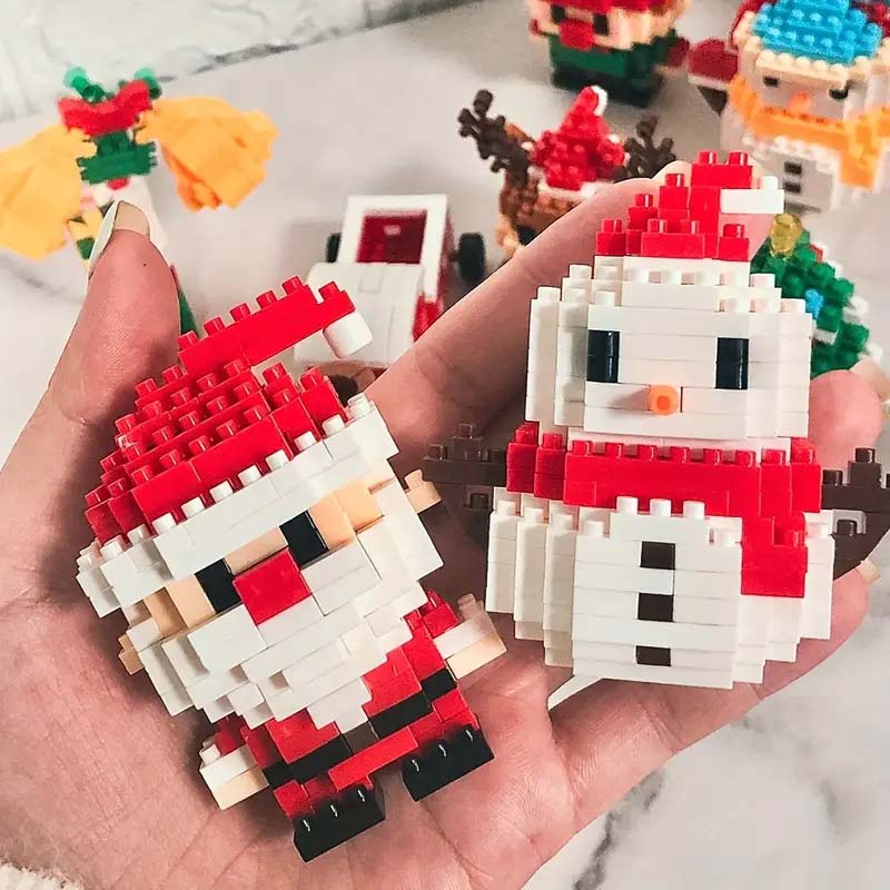 Christmas Advent Calendar Building Block Set