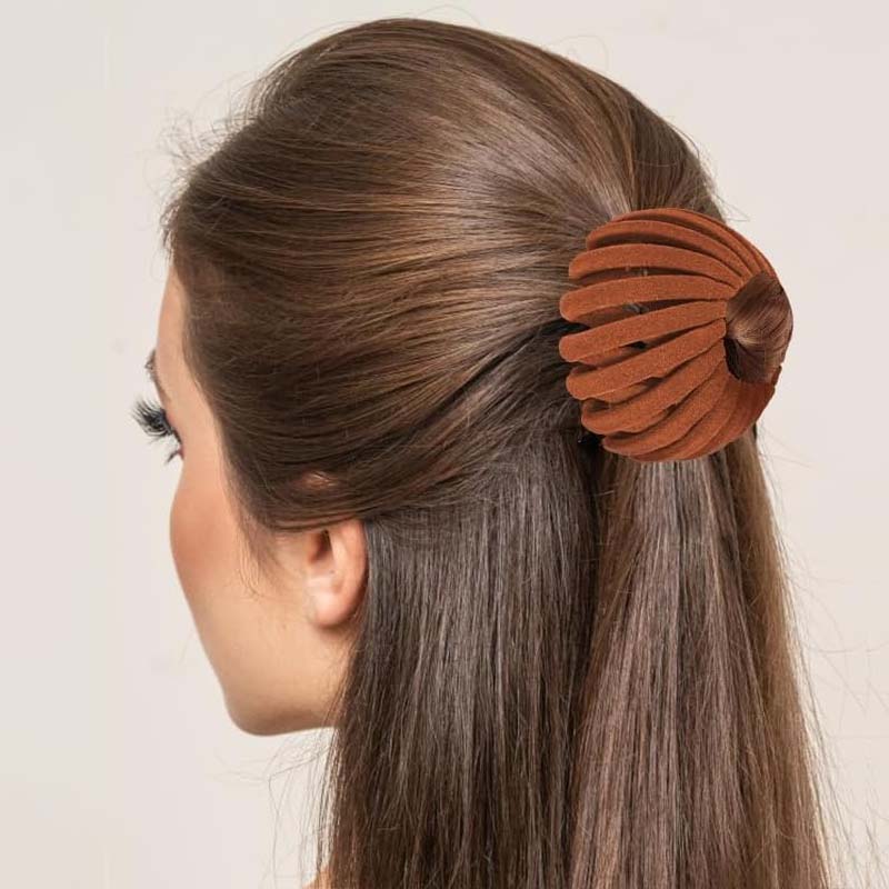 Lazy Hair Bun & Ponytail Clip – Effortless 10-Second Updo Hair Tool 🧸✨
