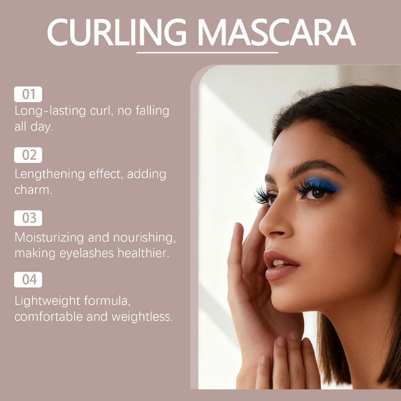 Natural Curling Mascara – Lightweight, Smudge-Proof & Long-Lasting Formula 👁️✨