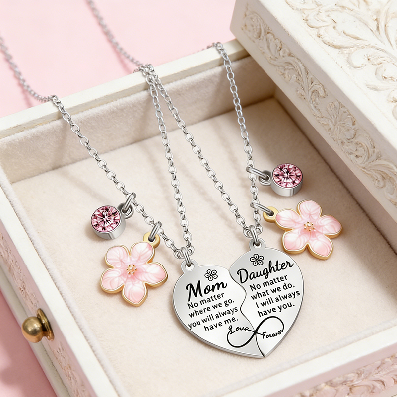 A Piece of My Heart 💖 Mother & Daughter Matching Set | Keepsake Gift for Mum 🕊️