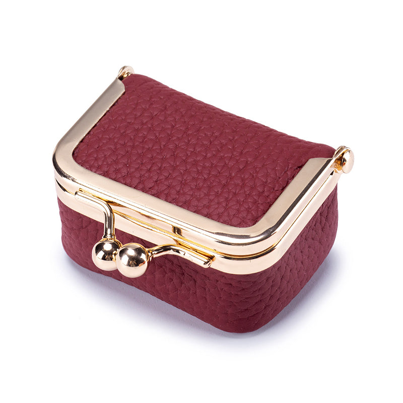 Full-grain Leather Mini Jewellery Box ✨ Travel-Ready Treasure Vault 👜