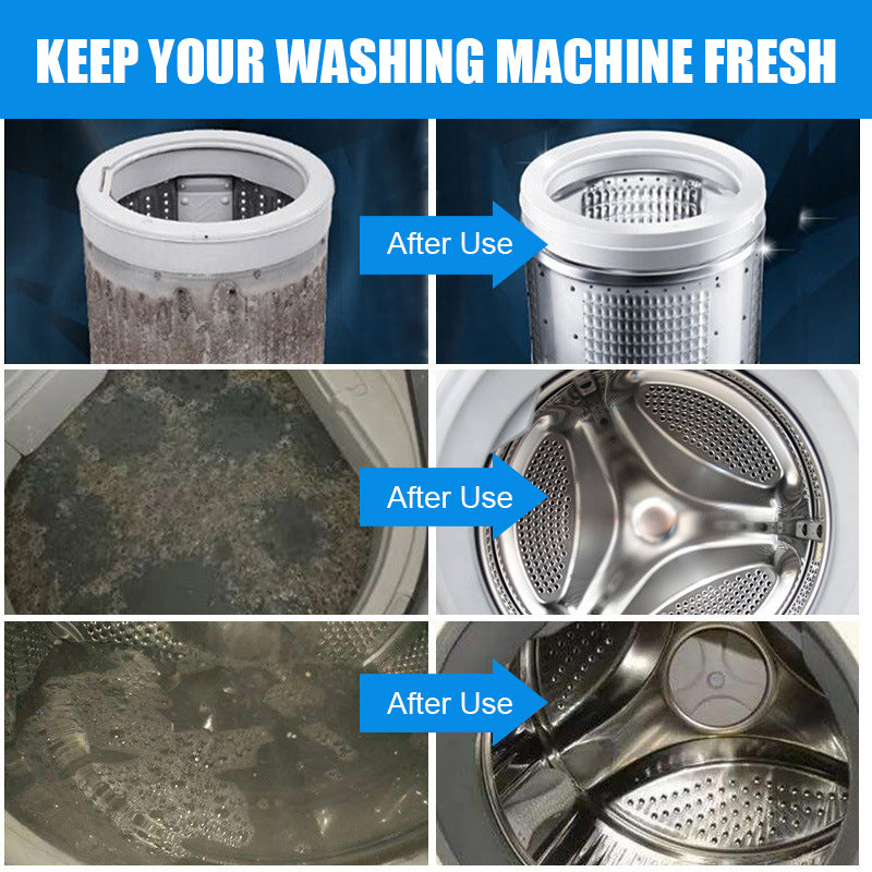 Goodbye Stinky Laundry! 🧼 Deep Cleansing Tablets For Sparkling, Limescale-Free Washing Machines